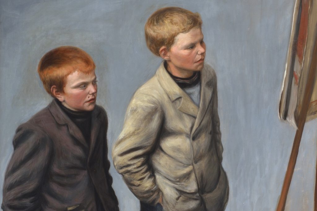 Hugo Simberg, Brothers, oil on canvas, Gösta Serlachius Fine Arts Foundation.