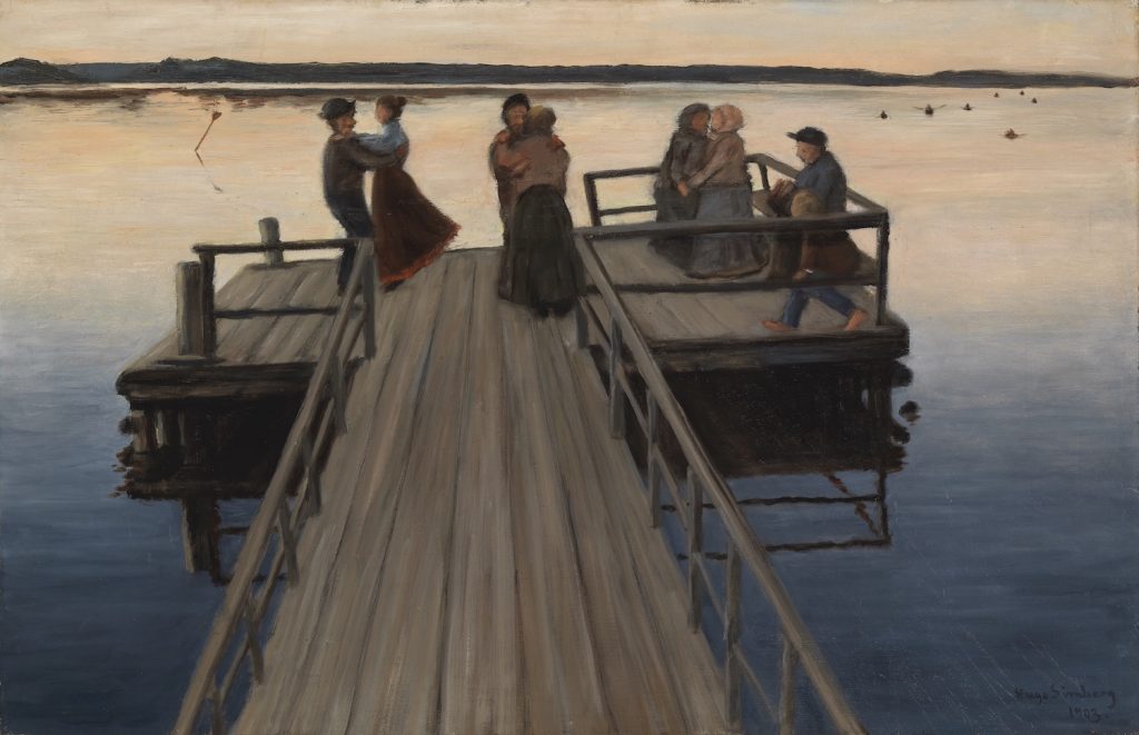 Hugo Simberg, Dance on the Jetty, 1903. Gösta Serlachius Fine Arts Foundation. Photo: Yehia Eweis.