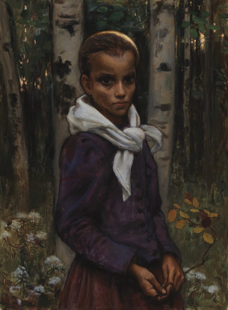 Akseli Gallen-Kallela, Girl, 1895–1896, oil on canvas. Photo: Yehia Eweis.
