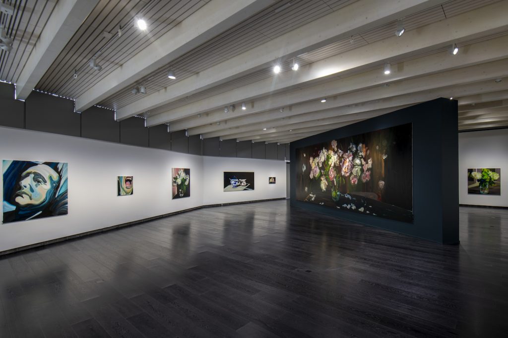 Clare Woods, Between Before and After, installation view. Photo: Sampo Linkoneva.