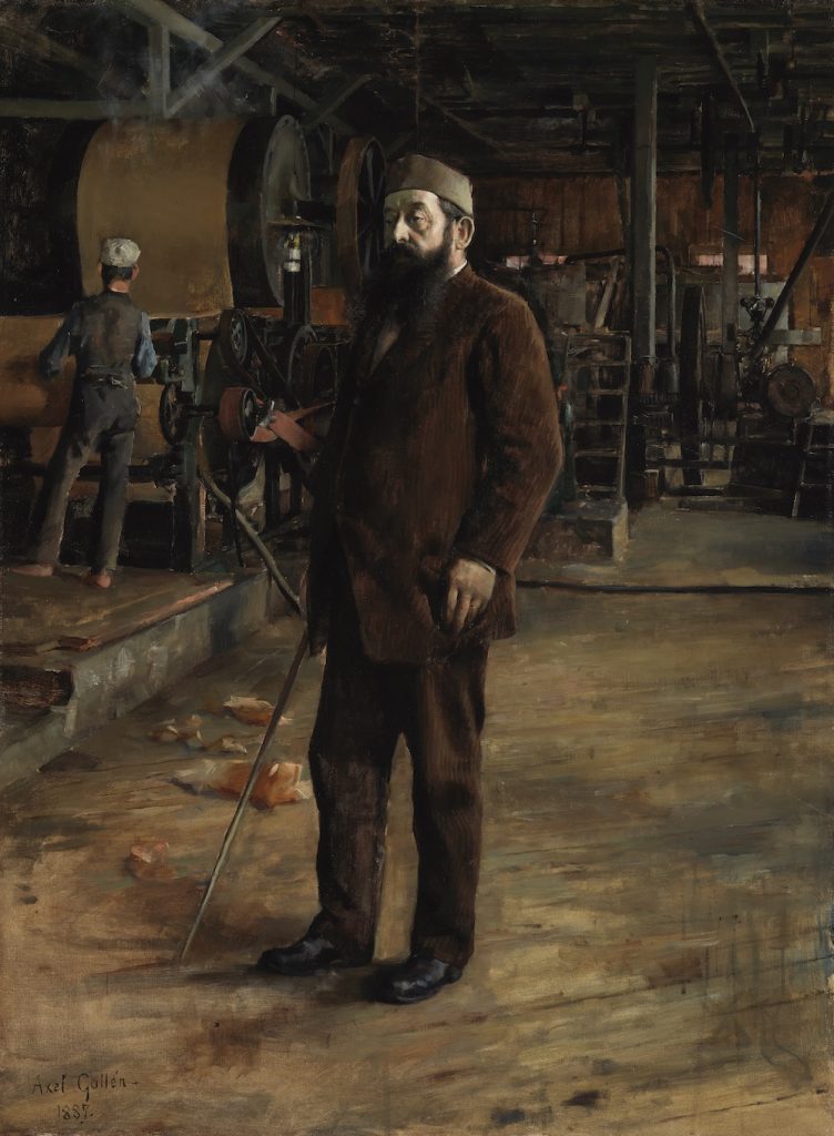 Akseli Gallen-Kallela, Portrait of Gustaf Adolf Serlachius, 1887, oil on canvas. Photo: Yehia Eweis.