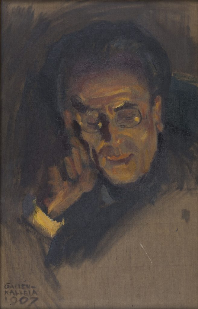 Akseli Gallen-Kallela, Portrait of the Composer Gustav Mahler, 1907, oil on canvas, Gösta Serlachius Fine Arts Foundation. Photo: Sampo Linkoneva.