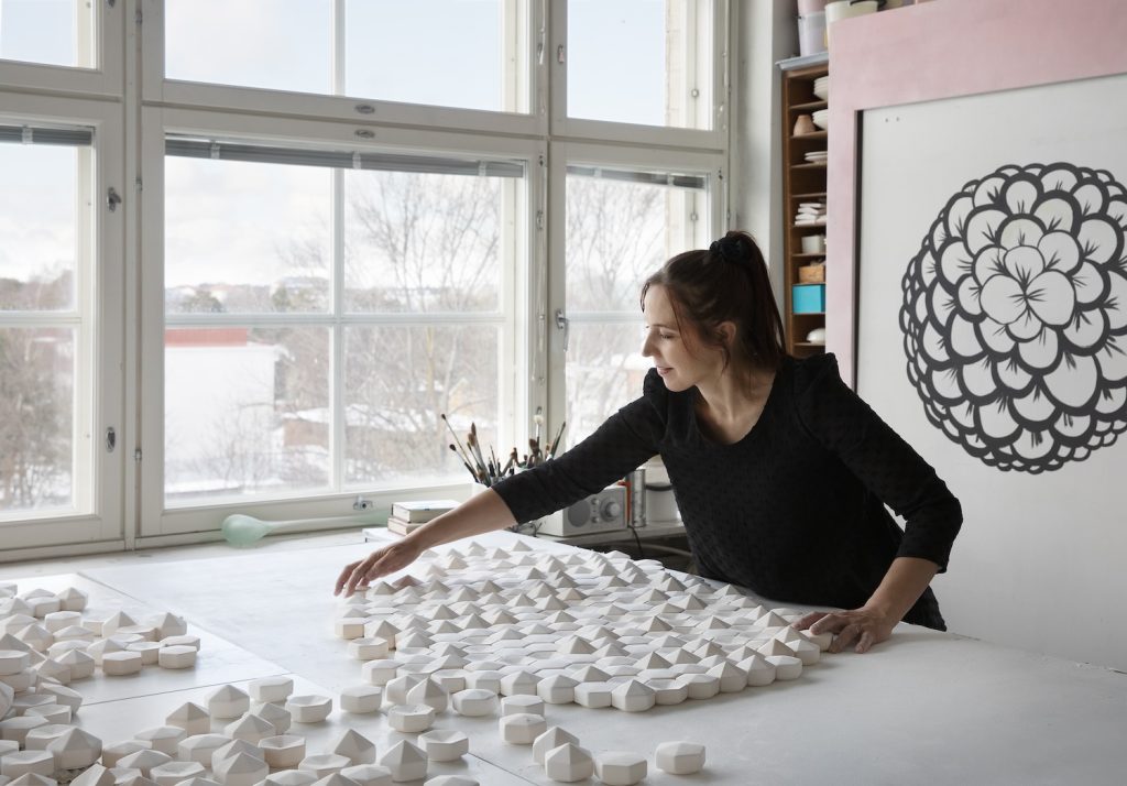 Heini Riitahuhta is a ceramic artist and a designer. Photo: Chicago Harada