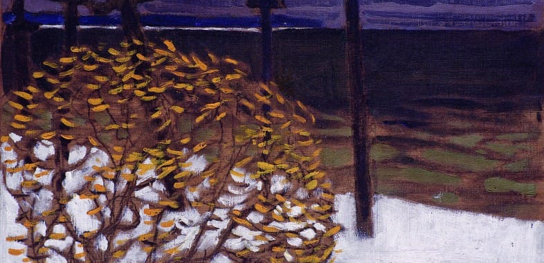 Akseli Gallen-Kallelan maalaama syksyinen maisema