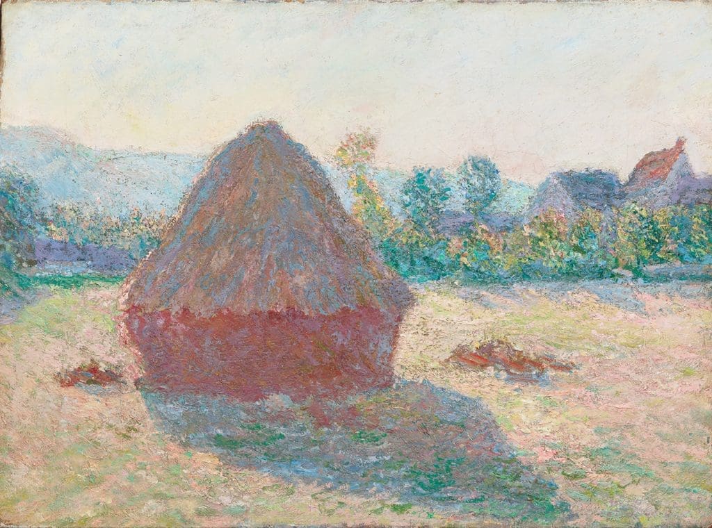 Claude Monet'n teos Heinäsuova ilta-auringossa vuodelta 1891.