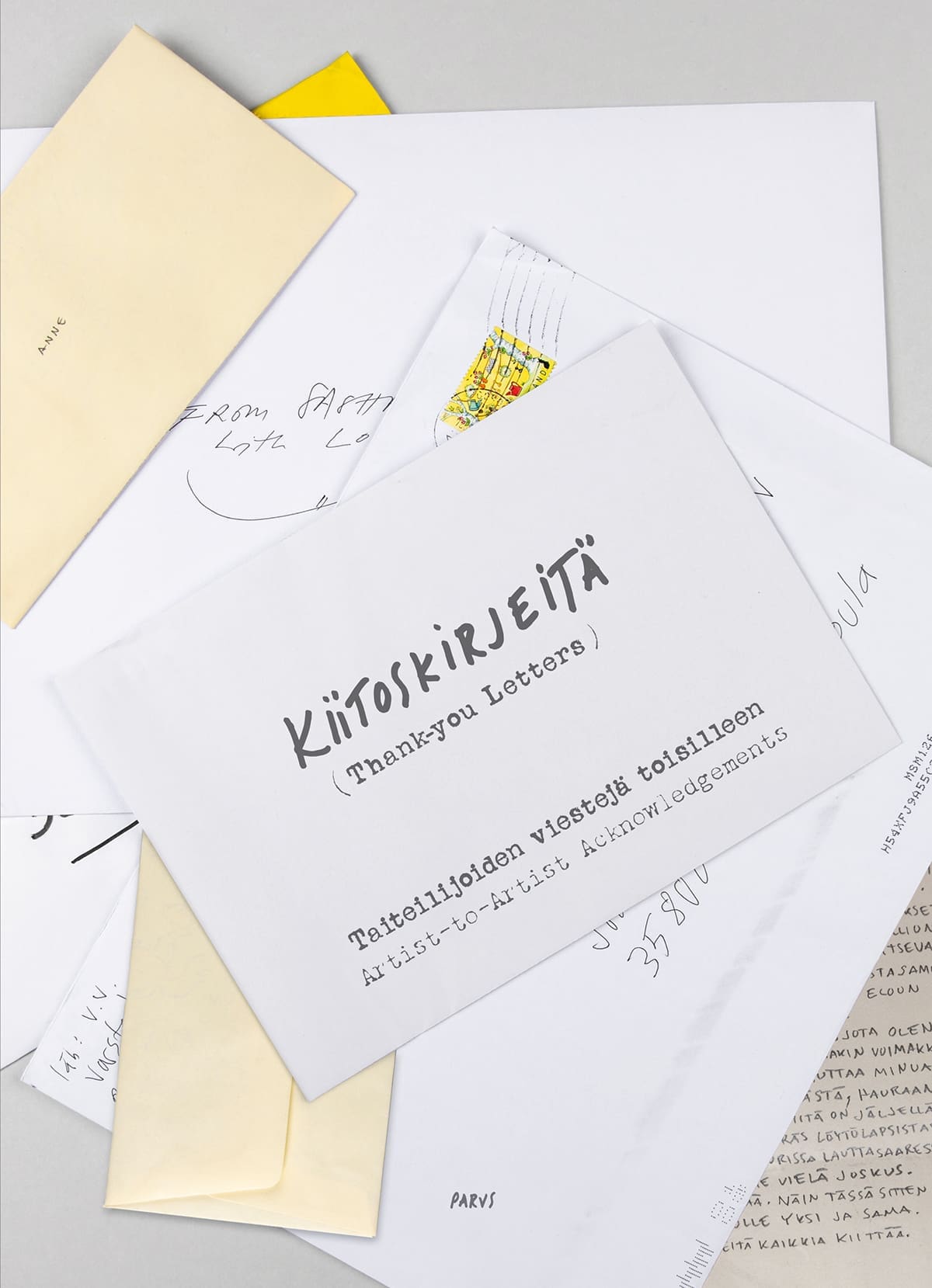Kiitoskirjeitä