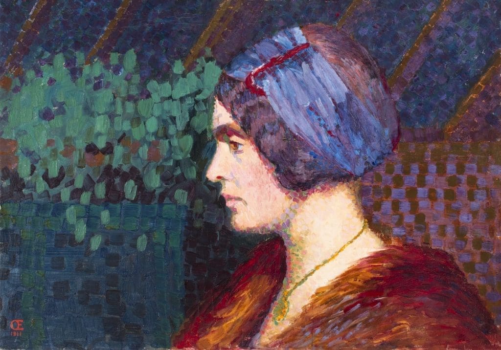 Olga Gummerus-Ehrströmin Omakuva-maalaus